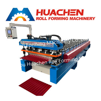 Metalen platen dakbedekkingsmachine tegelmachine gegolfde en trapezium daktegel rolvormende machine