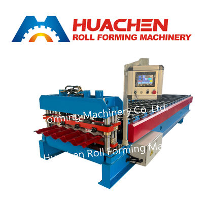 Het staalmetaal verzinkte dakwerk/het paneel van het dakblad dubbellaags/dek walst het vormen van machine/machines koud