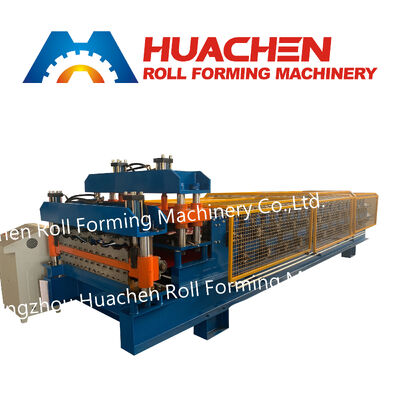 Doppellagig trapeziumvormig dakplaatrolvormende machine voor metalen dakbedekking