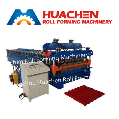 Hot Sale Tuff Rib Metal Roofing Making Machine met Pre-Cutter Max Rib AG Panel Roll Forming Machine