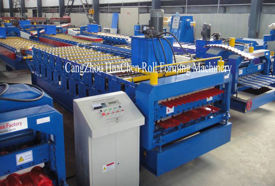 Het automatische Gegalvaniseerde Broodje die van de Staal Dubbele Laag Machine met 380V 50Hz vormen