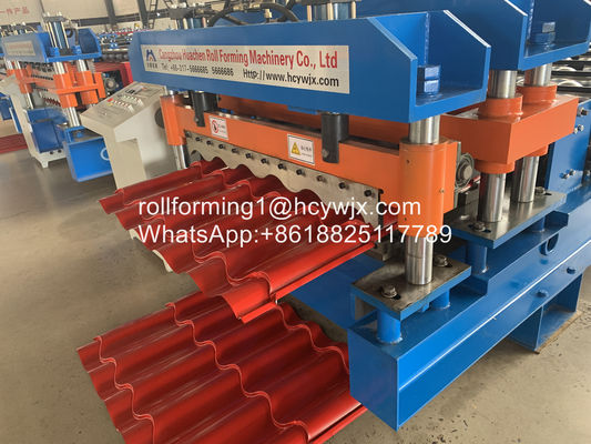 2m/Min PLC Broodje die van de Controle het Antiquiteit Verglaasde Tegel Machine vormen