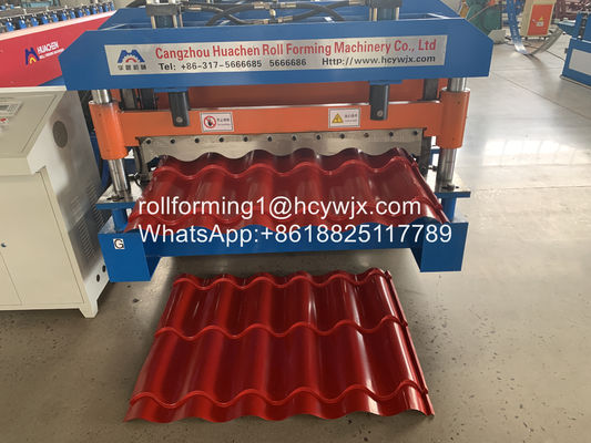 2m/Min PLC Broodje die van de Controle het Antiquiteit Verglaasde Tegel Machine vormen