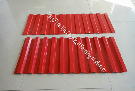 Het gekleurde van de het Profiel Dubbele Laag van de Metaalmuur Broodje die van het het Staaldakwerk Machineplc Controle vormen