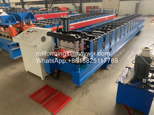 Plc Zelf het Blad Rolling Machine van het Slot15m/min 3p Dak