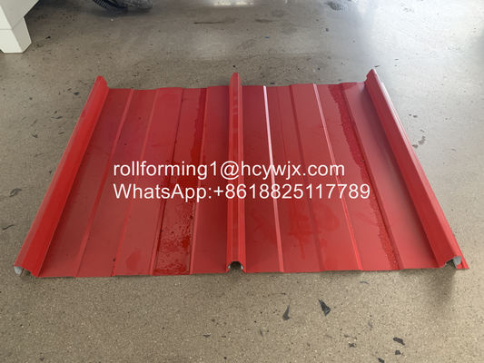 Plc Zelf het Blad Rolling Machine van het Slot15m/min 3p Dak