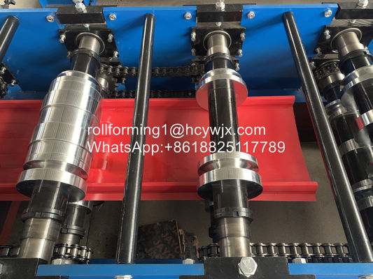Plc Zelf het Blad Rolling Machine van het Slot15m/min 3p Dak