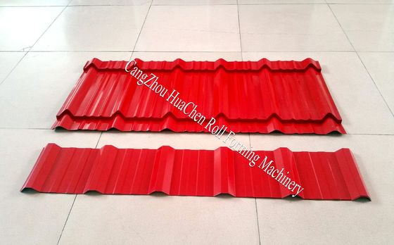 16 -18 van de het Staaltegel van het Post Vrij Ontwerp Dubbel de Laagbroodje die Machine PPGI/GI vormen